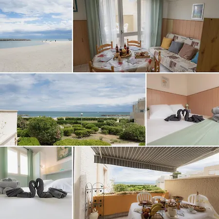 La Perle Marine - Vue - Acces Direct - Place De Parking - Climatisation - Wifi