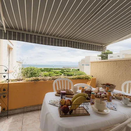 Apartamento La Perle Marine - Vue - Acces Direct - Place De Parking - Climatisation - Wifi Le Barcarès